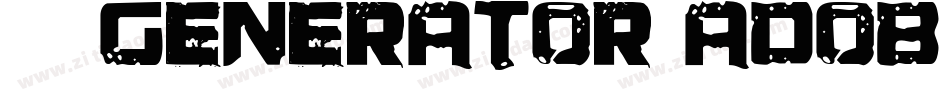 -- Generator Adob字体转换
